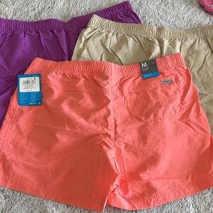 Columbia Women's Casual Shorts - Coral, Beige, Purple BUNDLE